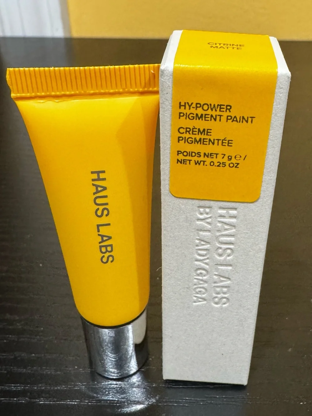 Haus Labs By Lady Gaga Hy-Power Pigment Paint - Citrine Matte Yellow Tube